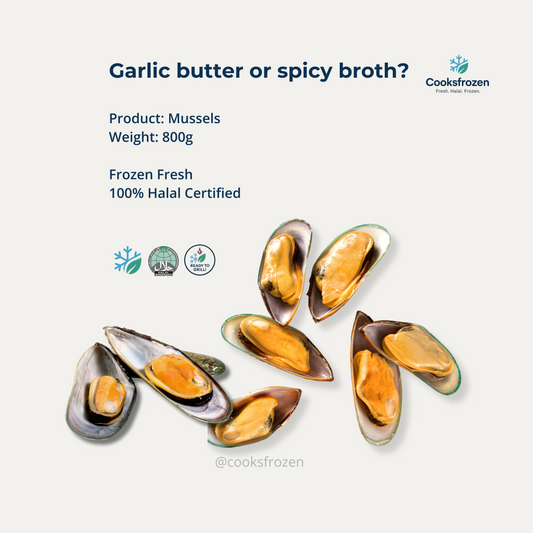 Whole Mussels 800g